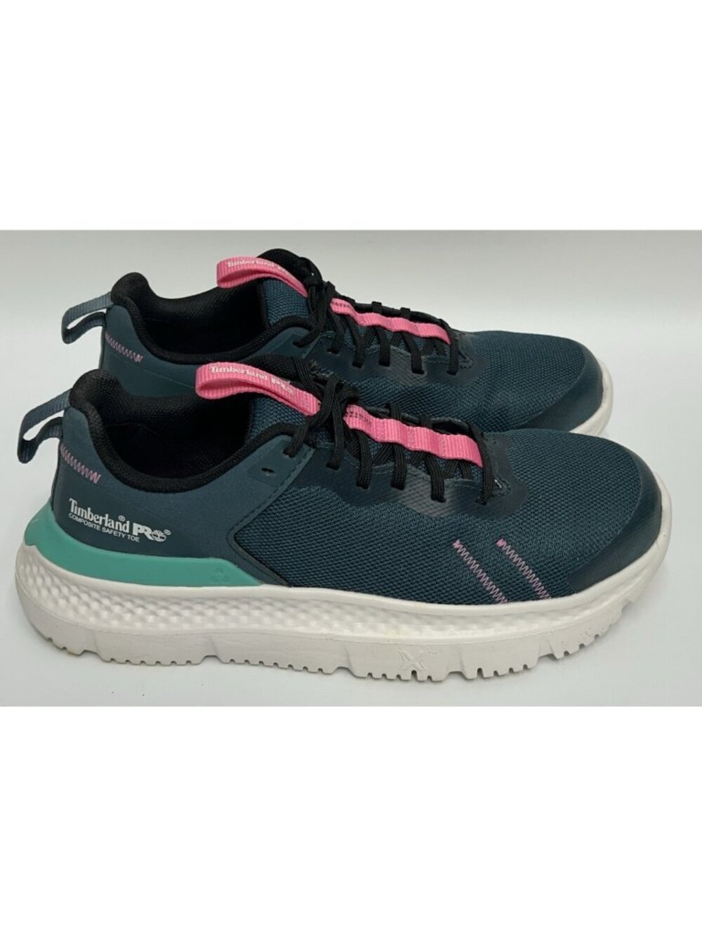 Timberland PRO Setra Composite Safety Toe Womens Sneakers 6.5 Teal ASTM-F2413-18